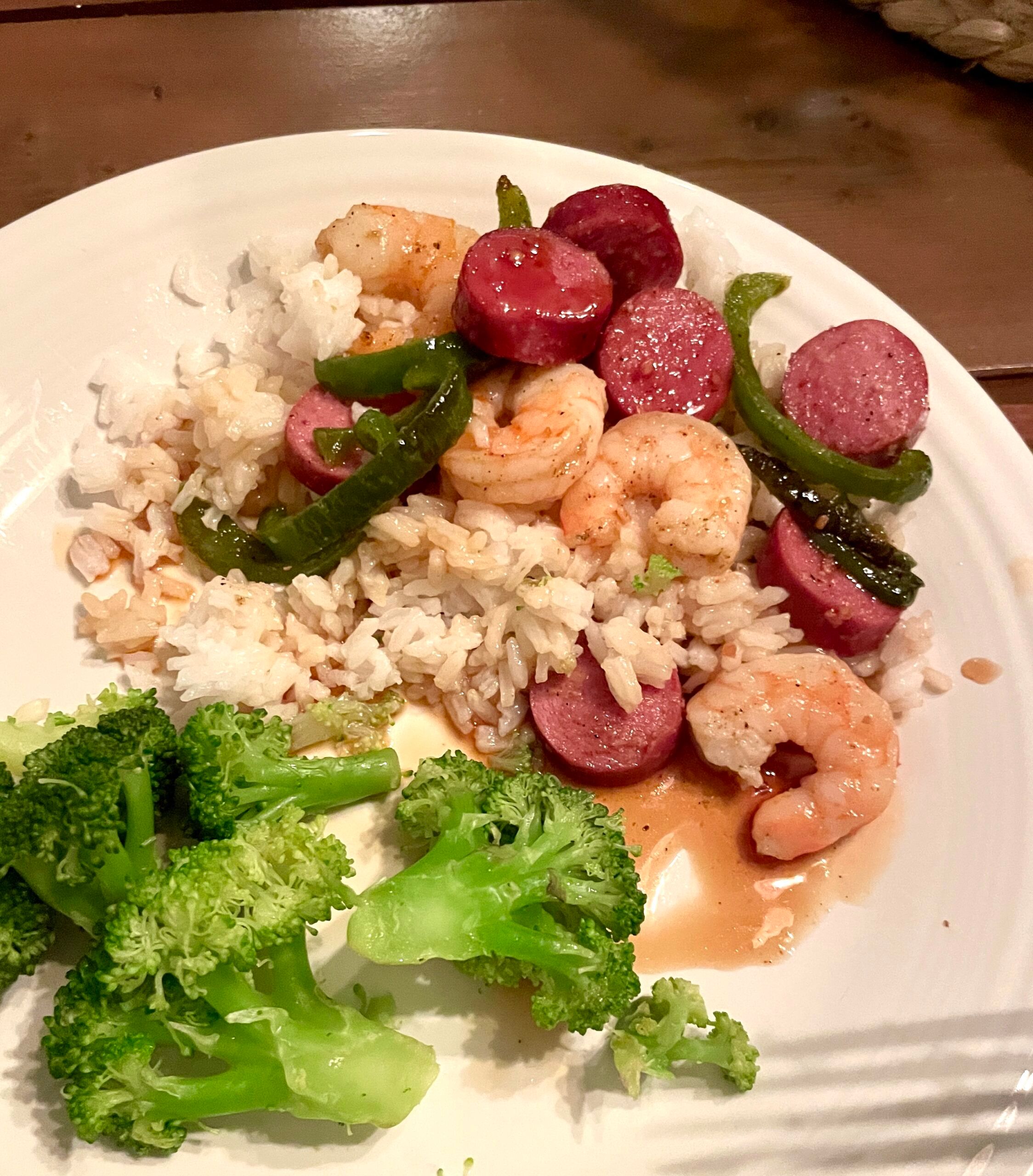 Quick & Easy Shrimp & Sausage from the Oven!